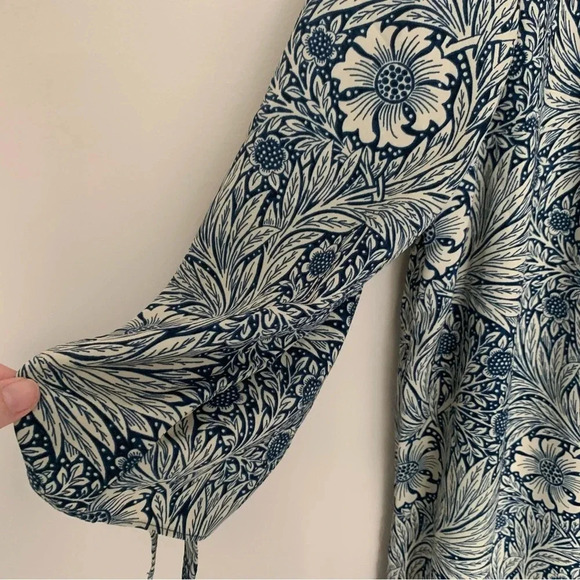 Morris & Co X Target Blue White Floral Dress  12 - Picture 10 of 13